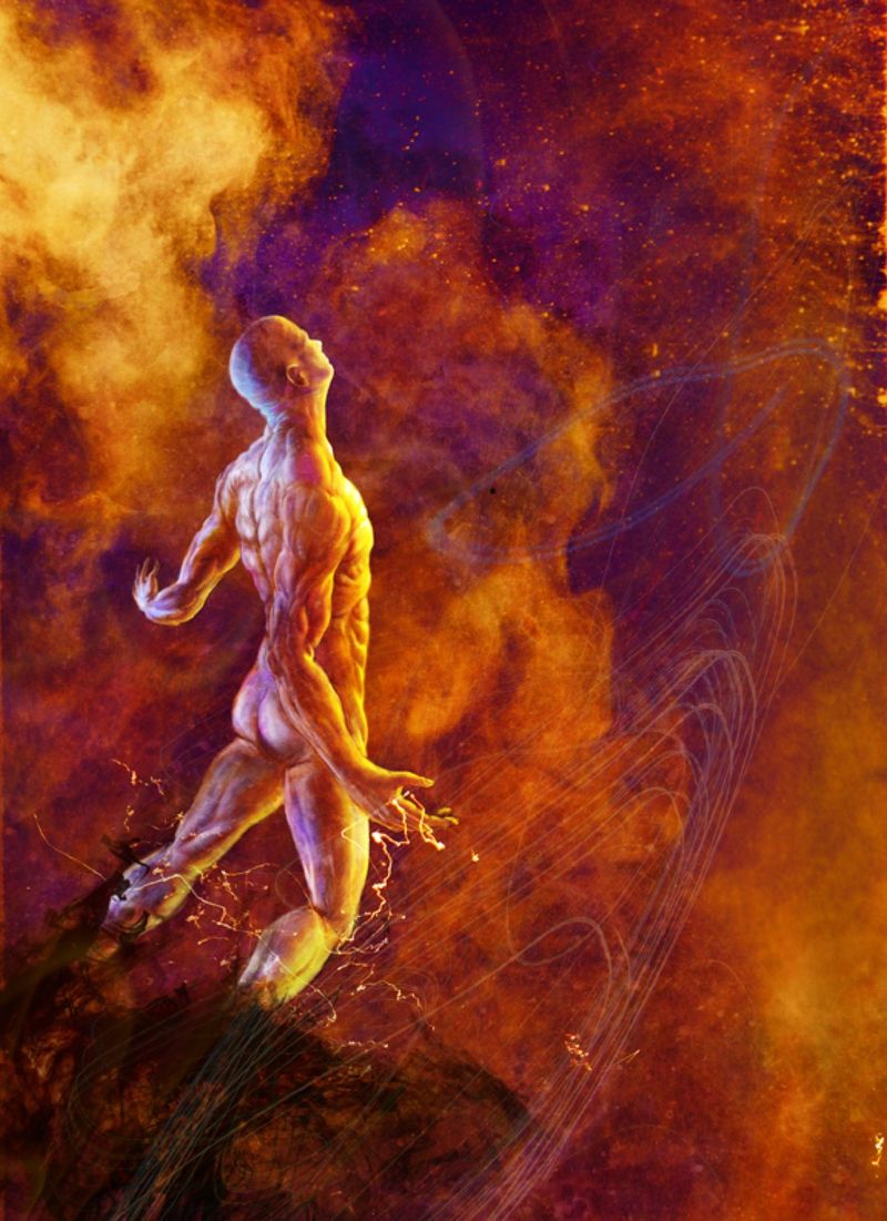 The Ascension of Karna, 2010, Archival print on Hahnemuhle paper, 121 x 91.5 cm