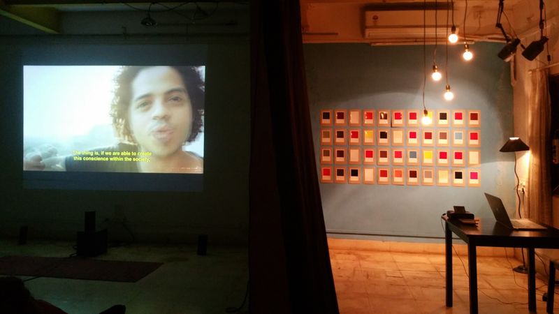 Installation view, Limitations of Liability, Harkat Studios, 2017