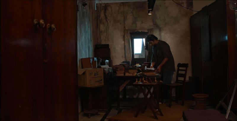 Making of Luminous Matter, set designing, 2011